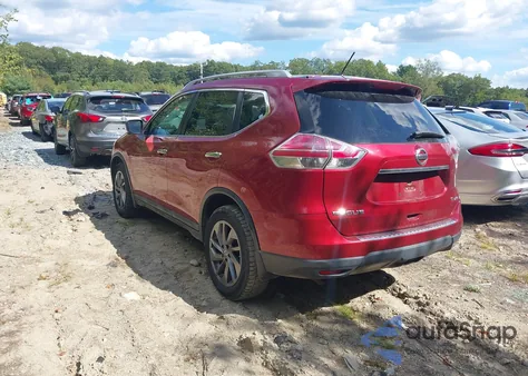 2016 Nissan Rogue Sl from USA, damaged, VIN 5N1AT2MVXGC748384
